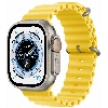 Apple Watch Ultra GPS + Cellular, 49 мм, корпус из титана, ремешок Ocean желтого цвета